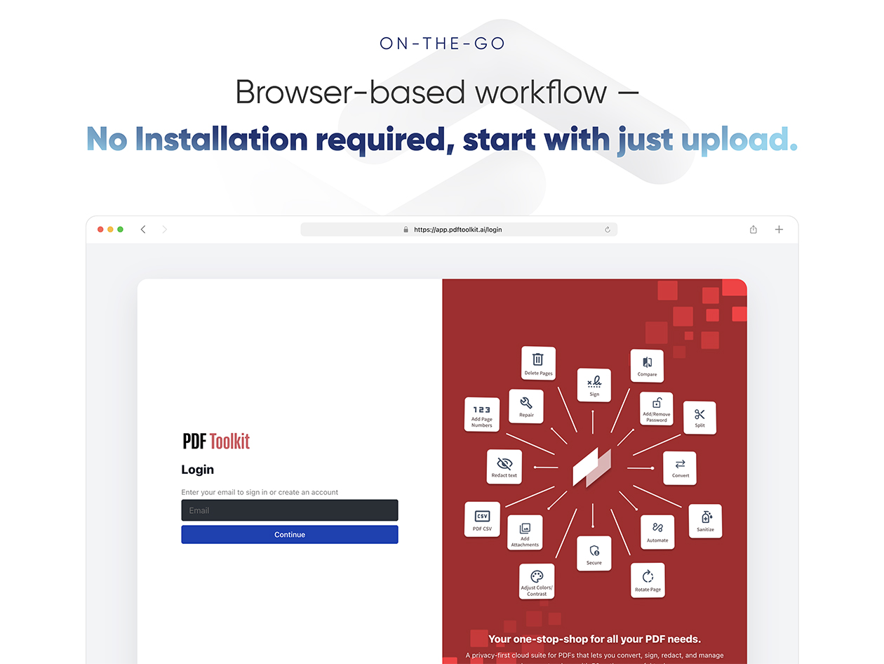 PDFToolKit - Unlimited Plan: Lifetime Subscription