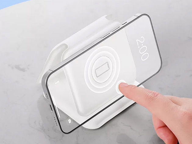 PWRCHRG  3-in-1 Foldable Magnetic Charger (White)