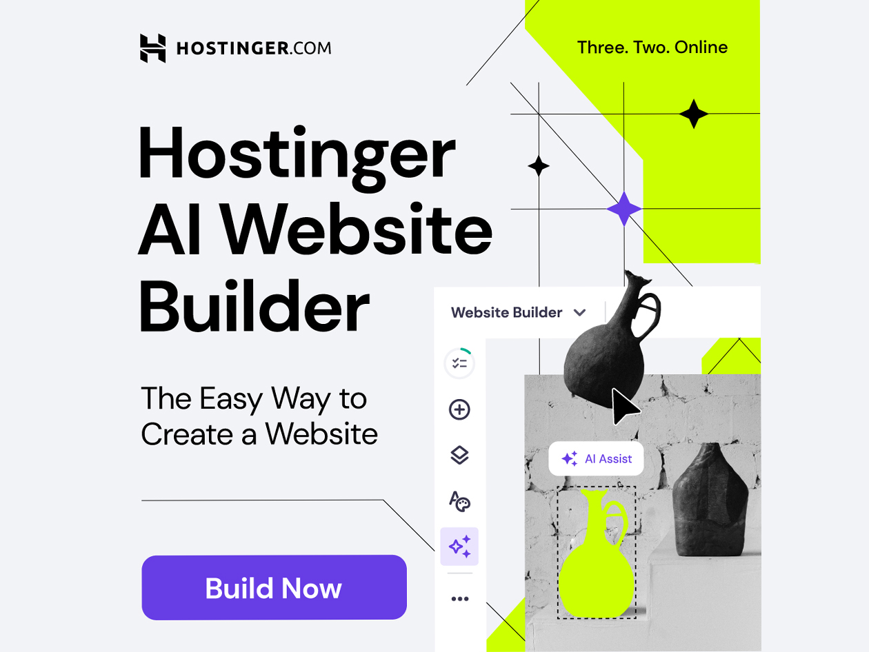 Hostinger Business Website Builder: 1-Yr Subscription