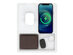 NYTSTND DUO TRAY Wireless Charging Station (White Top/Rustic White Base)