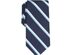 Club Room Men's Classic Stripe Tie  Dark Blue Size Regular