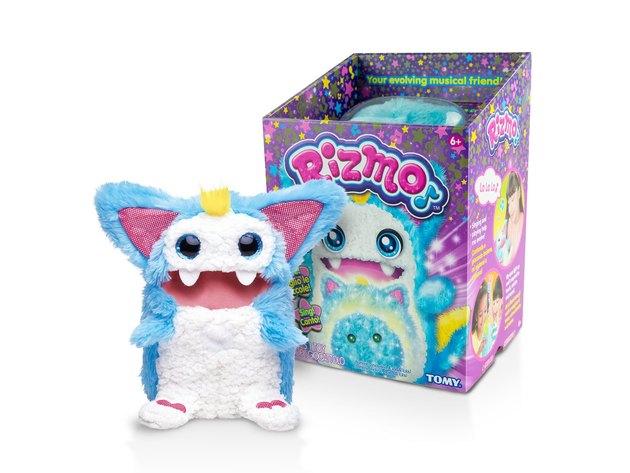 Rizmo Evolving Musical Friend for Life, Interactive Plush Toy Helps Evolve with Music, Aqua