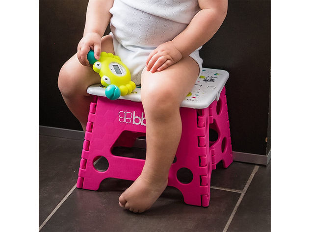 bbluv B0114P Step - Folding Step Stool - Pink