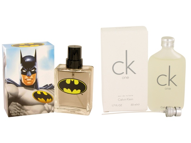 Gift set  Batman by Marmol & Son EDT Spray 3.4 oz And  CK ONE EDT Pour/Spray (Unisex) 1.7 oz