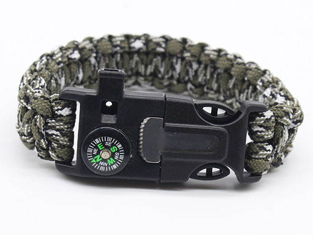 Xtreme Paracord 5-in-1 Ultimate Survival Tool (Camo/2-Pack)