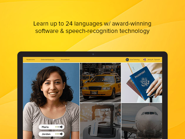 Rosetta Stone Paquete Viajero Mundial: Suscripción de por vida (todos los idiomas)