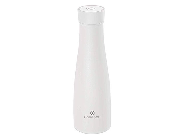 LIZ: The Smart Self-Cleaning Bottle with UV Sterilization (White)
