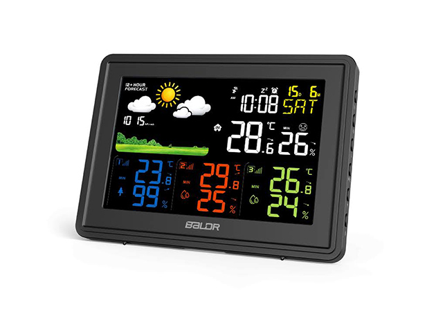 BALDR Wireless Indoor/Outdoor Weather Station with Temperature Monitor