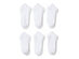 Pack of 36 Daydana Polyester No Show Low Cut Ankle Socks - White