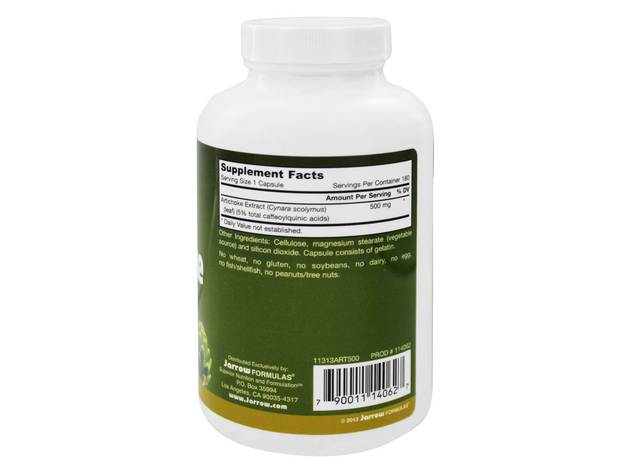 Jarrow Formulas - Artichoke 500 mg. - 180 Capsules | StackSocial