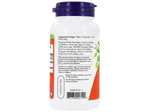 NOW Foods - Stinging Nettle Root Extract 250 mg. - 90 Vegetable Capsule(s)