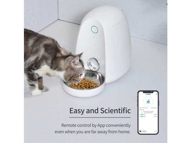 Dogness APPFEEDMINWH 2L App Automatic Feeder - White