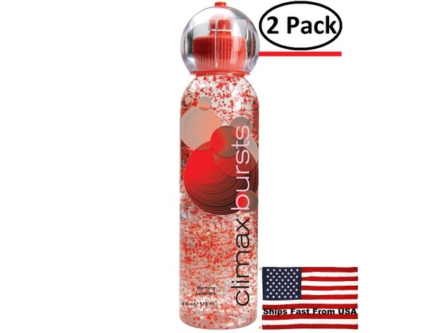 ( 2 Pack ) Climax Bursts Warming Lubricant - 4 Fl. Oz. Bottle