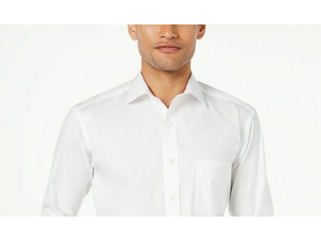 white christmas dresses Club Room Mens Regular Fit Performance Stretch Dress Shirt – Vanessa Jane main image 0