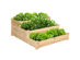 Costway 3 Tier Wooden Raised Garden Bed Planter Kit Outdoor Grow Flower Vegetables - Wood