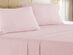 The Luxe 4-Piece Microfiber Bed Sheet Set (Pink/Twin)