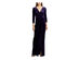 Ralph Lauren Women's Purple Full-Length Sheath Evening Dress Purple Size 12