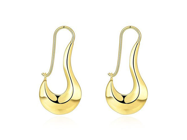 Moon Dance Crescent Earrings (Gold)