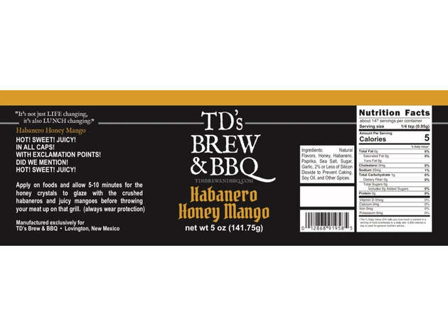 Habanero Honey Mango