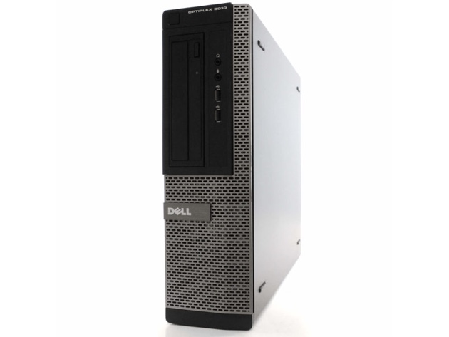 Dell OptiPlex 3010 Desktop PC, 3.2 GHz Intel i5 Quad Core Gen 3, 8GB DDR3 RAM, 500GB SATA HD, Windows 10 Home 64 Bit (Refurbished Grade B)