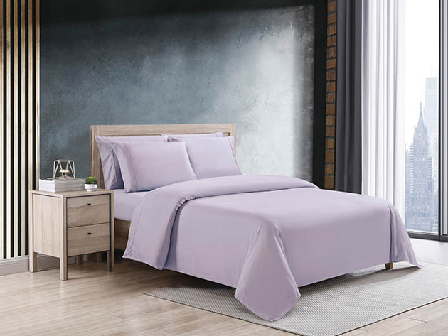 Kathy Ireland 1266FLLAV Full Size Cool Max Ultra Soft Sheet Set, Lavender - 6 Piece