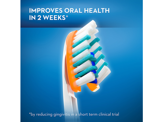 Oral-B Pro-Health Advanced Manual Toothbrush with Soft Bristles and Flexing Sides, Easily Remove Plaque and Get a Superior Clean From This Brush, 2 Count