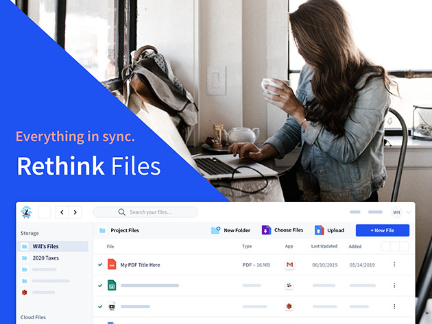 Rethink Files 2TB Cloud Storage + Organization