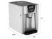 Costway 2 In 1 Ice Maker Water Dispenser Countertop 36Lbs/24H LCD Display Portable New - Sliver