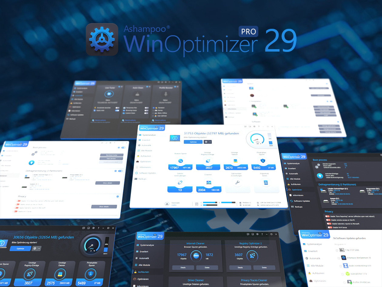 Ashampoo WinOptimizer Pro 29: Lifetime License