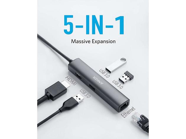 Anker 533 Slim 5-in-1 USB-C Hub 