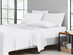 6-Piece Bamboo-Blend Comfort Luxury Sheet Set (White/King)