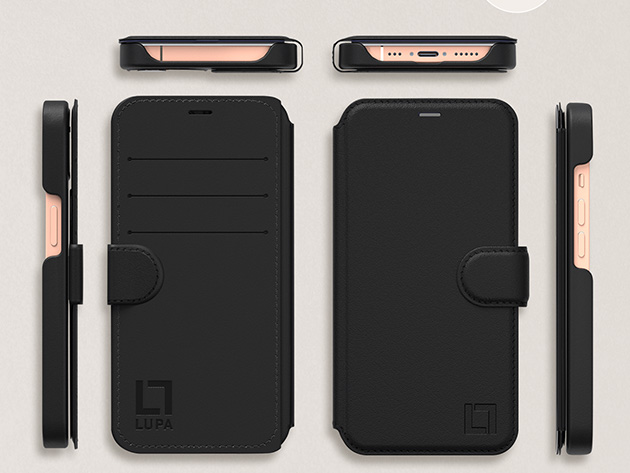 LUPA Legacy iPhone 13 Wallet Case (Black)