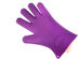 Heat Resistant Silicone Grilling Glove (Purple)