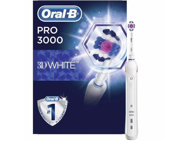 Oral-B 3000 Smartseries Electric Toothbrush with Bluetooth Connectivity - White