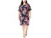 Karen Scott Floral-Print Shift Dress Intrepid Blue Size 2 Extra Large