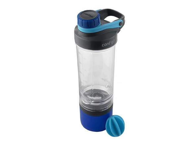 Contigo 72868 Shake & Go 22 Oz. Shaker Bottle Storage Container, Carolina  Blue