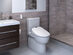 Brondell Swash 1400 Luxury Bidet Toilet Seat (Round)