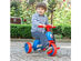 Costway 2 in 1 Toddler Tricycle Balance Bike Scooter Kids Riding Toys w/ Sound & Storage - Blue + Red + Yellow
