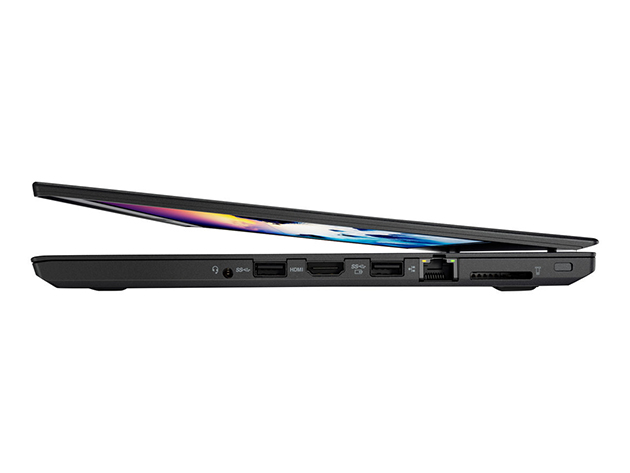 Lenovo ThinkPad T470, 14" i5-6300U 12GB 256GB SSD Windows 10 Pro - Black (Refurbished)