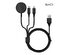 3-in-1 Apple Watch, AirPods & iPhone Charging Cable (Black/2-Pack)