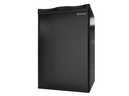 Costway 3.2 Cu.Ft. Compact Refrigerator Mini Dorm Small Fridge Freezer Reversible Door - Black
