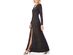 Nightway Women's Knot-Waist Gown Navy Size 10