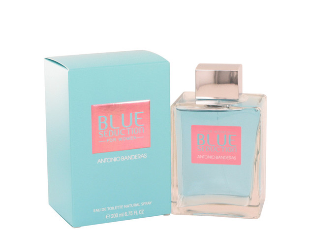 3 Pack Blue Seduction by Antonio Banderas Eau De Toiette Spray 6.75 oz for Women
