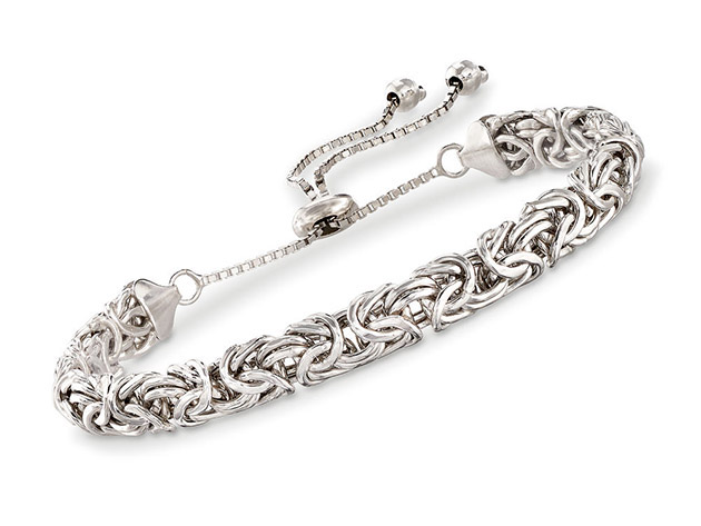 Classic Byzantine Silver Bracelet