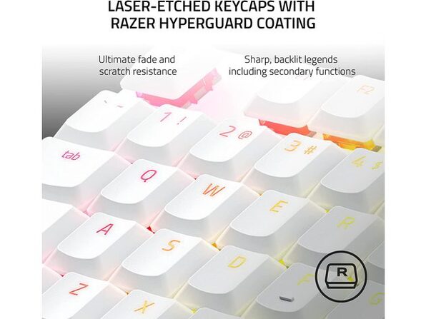 Razer DeathStalker V2 Pro Wireless Clicky Purple Optical Switch
