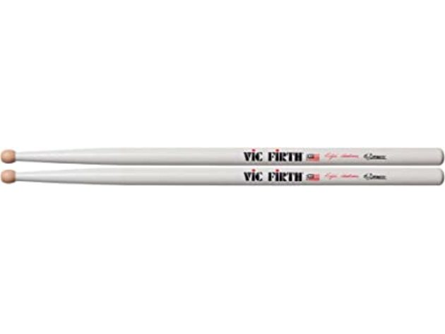 Vic Firth SRH-3 Corpsmaster Marching Drum Stick Ralph Hardimon Wood Tip, 3-Pack (Like New, Open Retail Box)