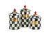 MacKenzie-Childs Courtly Check Enamel Canister - Large