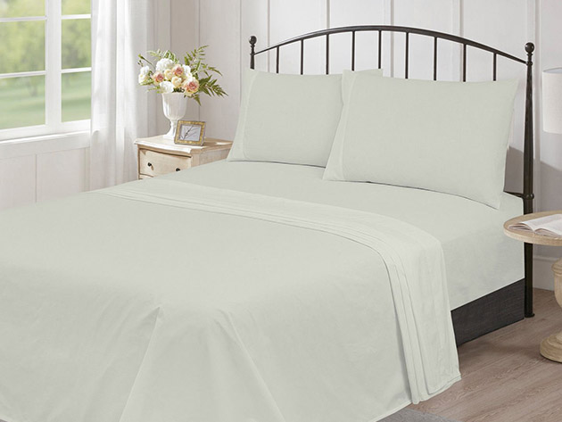 Luxury Ultra-Soft 300 Thread Count Cotton Sheet Set (Light Gray)