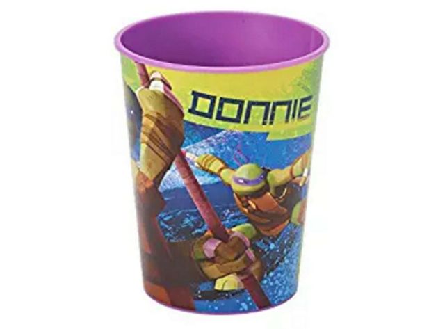 Teenage Mutant Ninja Turtles Plastic 16 Oz Reusable Keepsake Favor Cup (1 Cup)