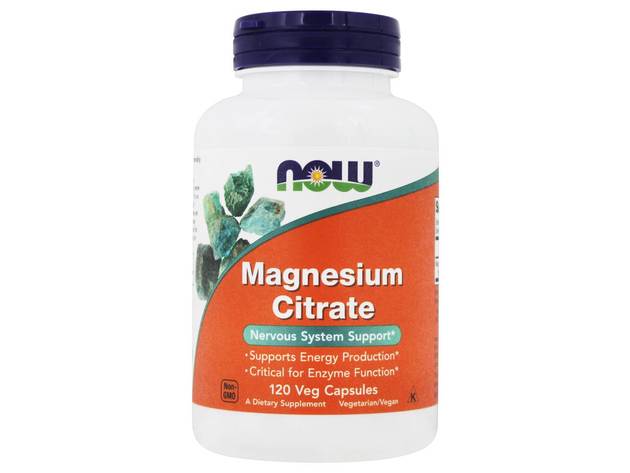 NOW Foods - Magnesium Citrate 400 mg. - 120 Vegetable Capsule(s)